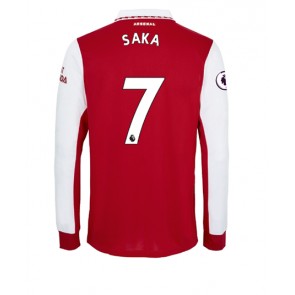 Arsenal Bukayo Saka #7 Hemmatröja 2022-23 Långa ärmar